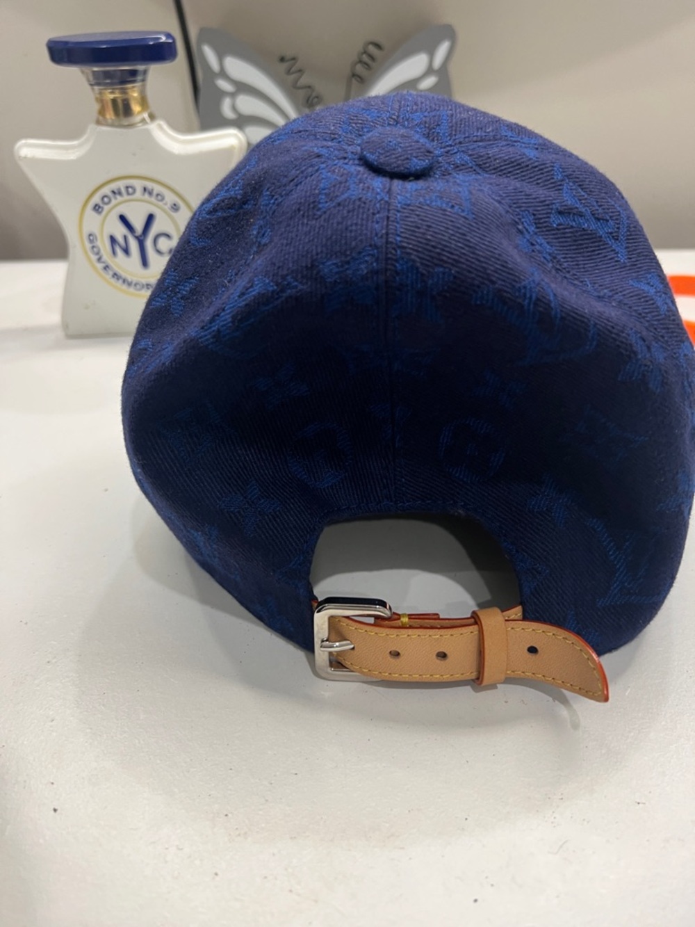Louis Vuitton Navy Monogram Baseball Cap - Picture 3 of 4